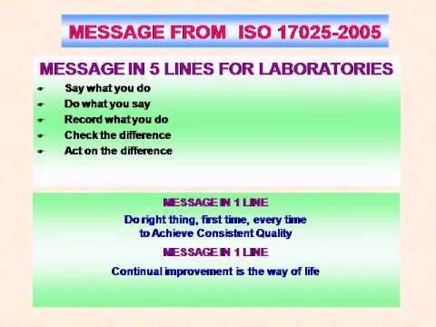 Iso 17025 overview presentation examples